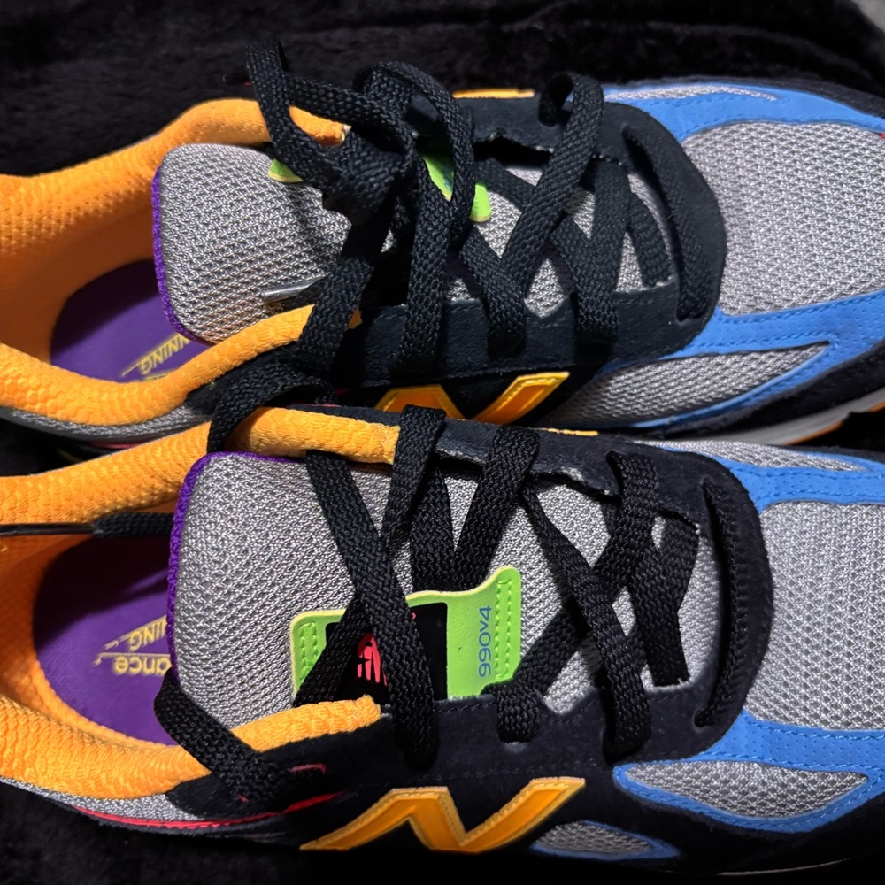 New Balance Multicolor Runner - Black, Yellow, Orange, Blue - Picture 2 of 4